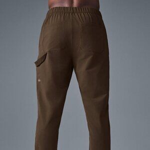 Alo Yoga Co-Op Carpenter Track Pant Espresso Brown Size Small